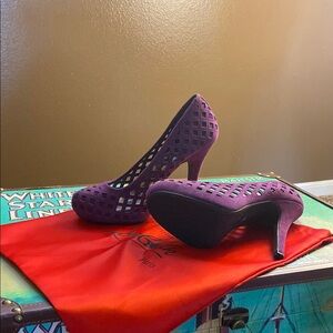 Elegant Purple Women's Heels